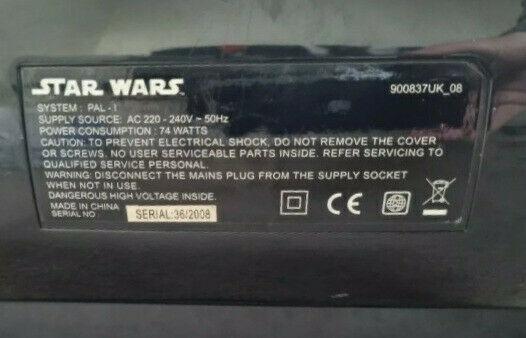 star wars  darth vader 14” *rare* scart* crt tv retro gaming rgb 13 lightsaber