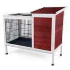 Petsfit Rabbit Cawith Deeper Removable Tray, 38.2" L x 19.6" W x 33.8" H