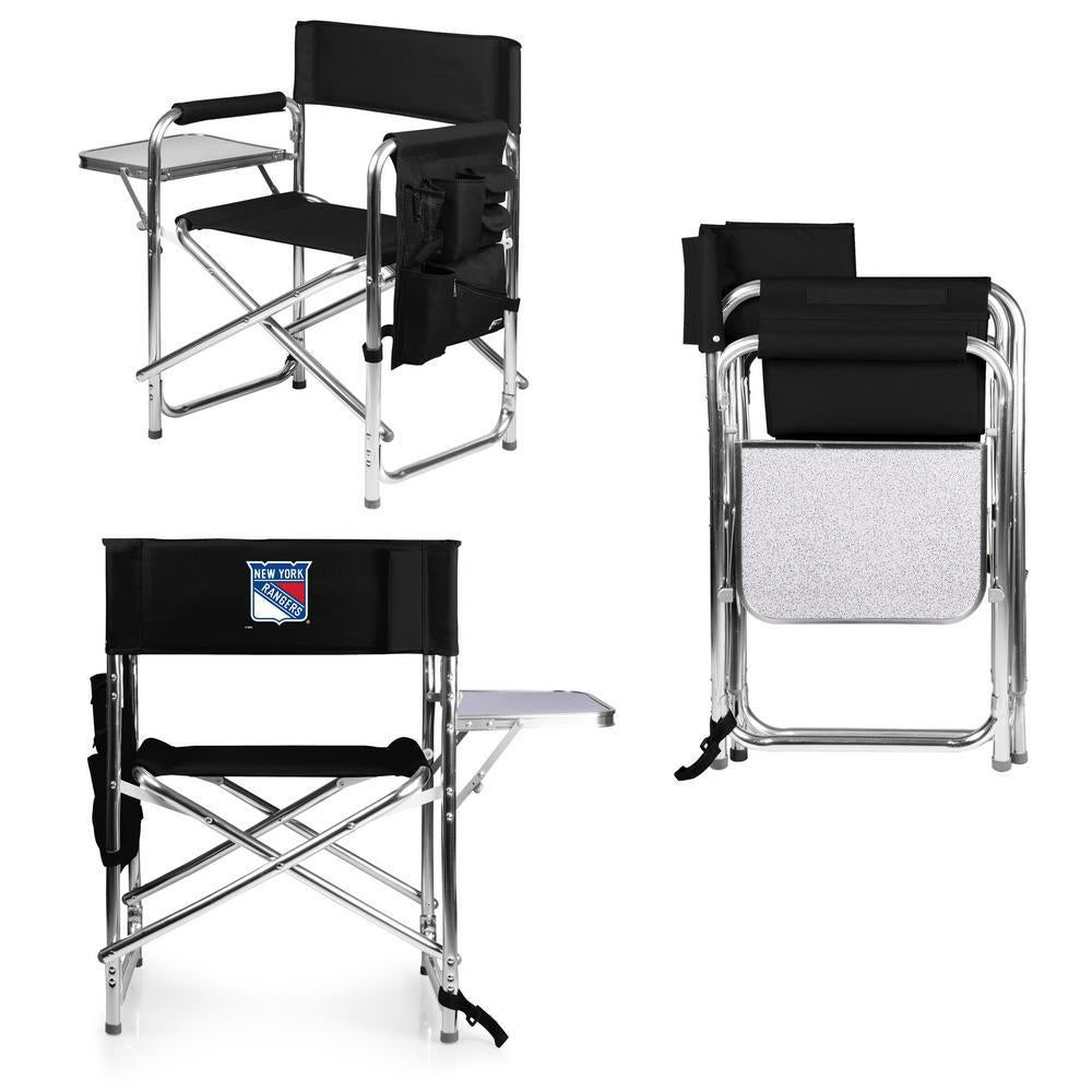 York Rangers Black Sports Chair