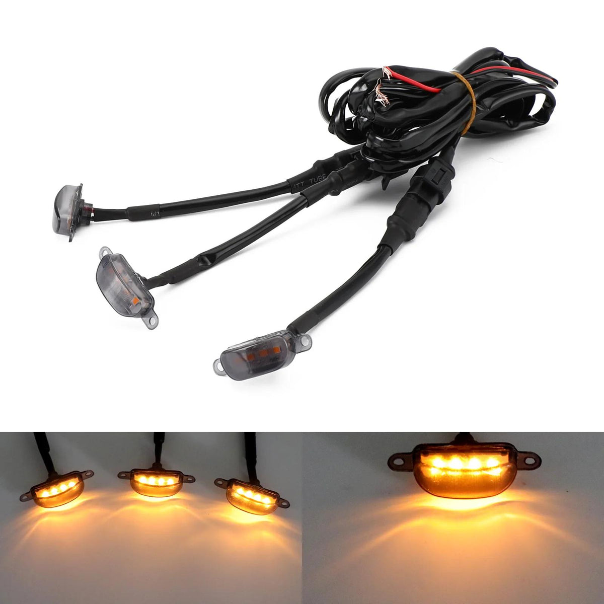 LED Lamp F-150 Ford Raptor Front Grille 3pcs Running Light Generic
