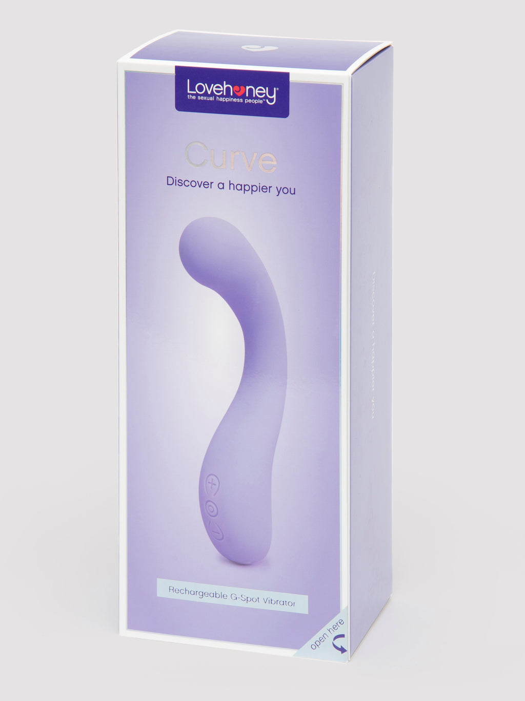 Lovehoney Luxury Rechargeable Silicone G-Spot Vibrator, Purple