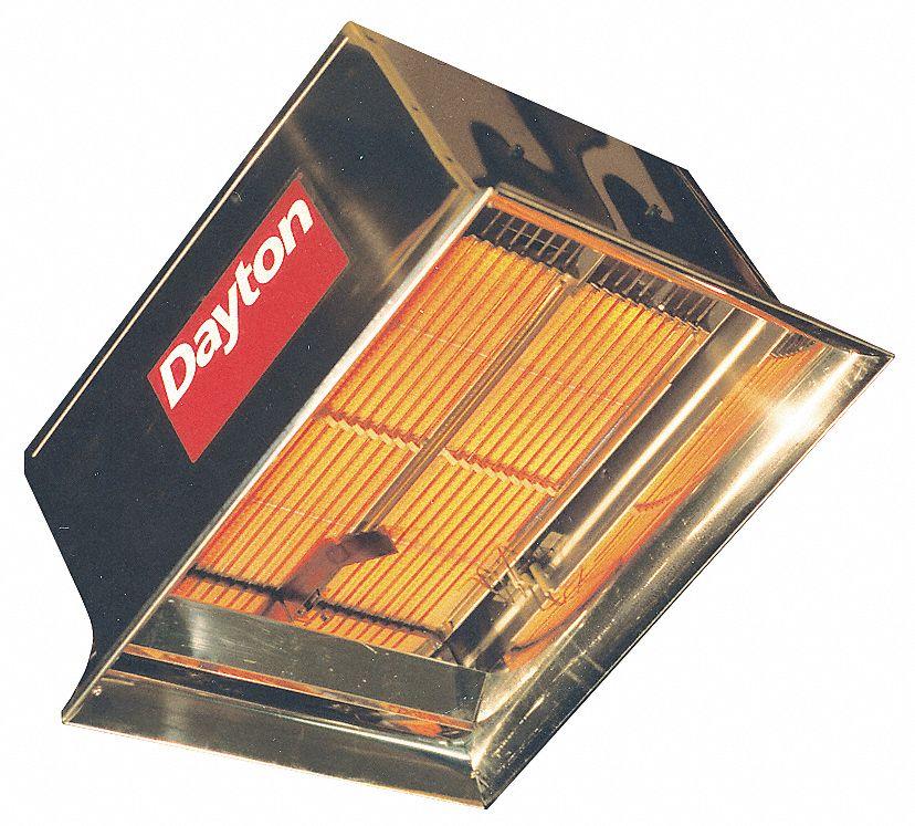 Commercial Infrared Heater, NG, 60,000 BtuH Input, 22 1/2 in H x