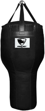 PROLAST Heavy Punching Bag Angle Bag Best for Hook and Upper Cut MMA Muay Thai 65 lb -FILLED ( Black )