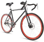 Modenny Road Bike, Simple Outdoor Sport Bicycle for Men Adult Women's Bicycle, Student Men's Double Disc Brake Sports Car Pneumatic Racing 24/26 Inch (Size : 26-inch)