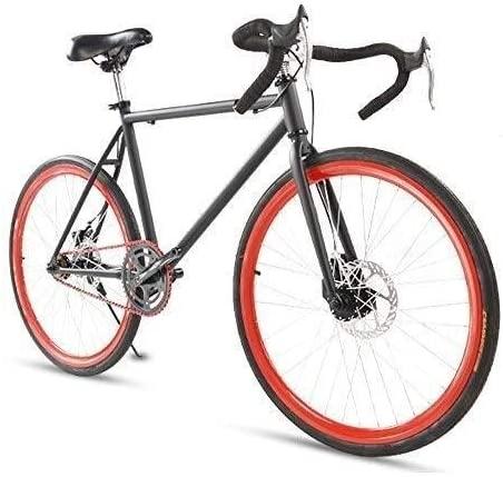 Modenny Road Bike, Simple Outdoor Sport Bicycle for Men Adult Women's Bicycle, Student Men's Double Disc Brake Sports Car Pneumatic Racing 24/26 Inch (Size : 26-inch)