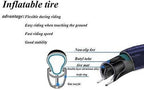 Modenny Road Bike, Simple Outdoor Sport Bicycle for Men Adult Women's Bicycle, Student Men's Double Disc Brake Sports Car Pneumatic Racing 24/26 Inch (Size : 26-inch)