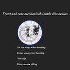 Modenny Road Bike, Simple Outdoor Sport Bicycle for Men Adult Women's Bicycle, Student Men's Double Disc Brake Sports Car Pneumatic Racing 24/26 Inch (Size : 26-inch)