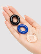 BASICS Donut Cock Ring Multipack (3 Count), Clear