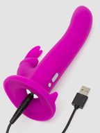 Happy Rabbit Rechargeable Vibrating Strap-On Harness Set, Purple