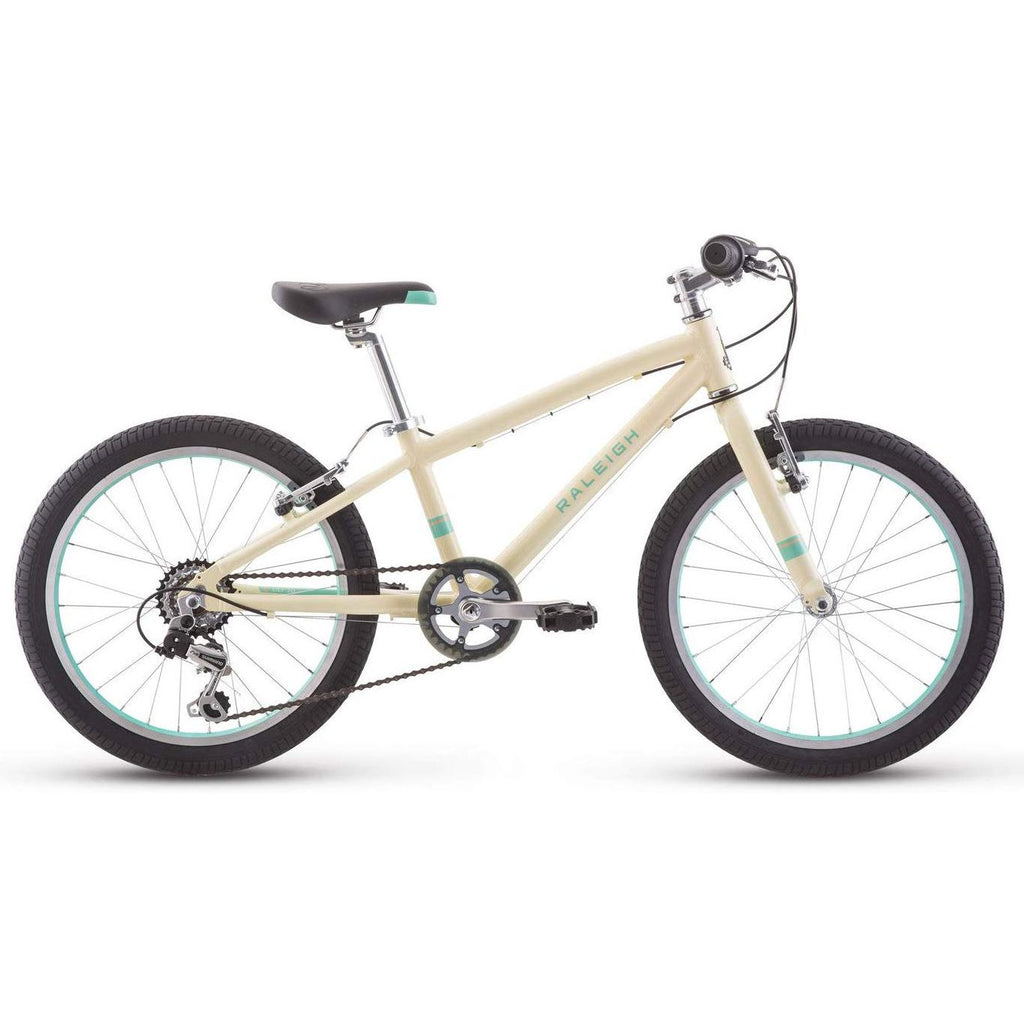 Raleigh Bikes Lily 16 Girls Mountain Bike for Children 4 to 9 Years Old, White