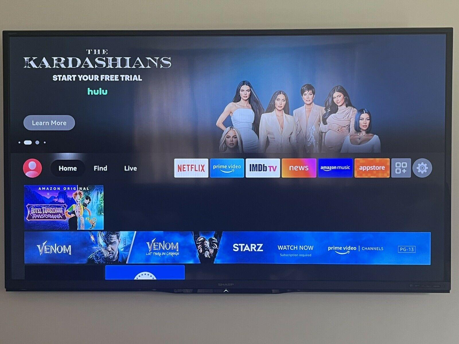 70” sharp aquos tv works great!