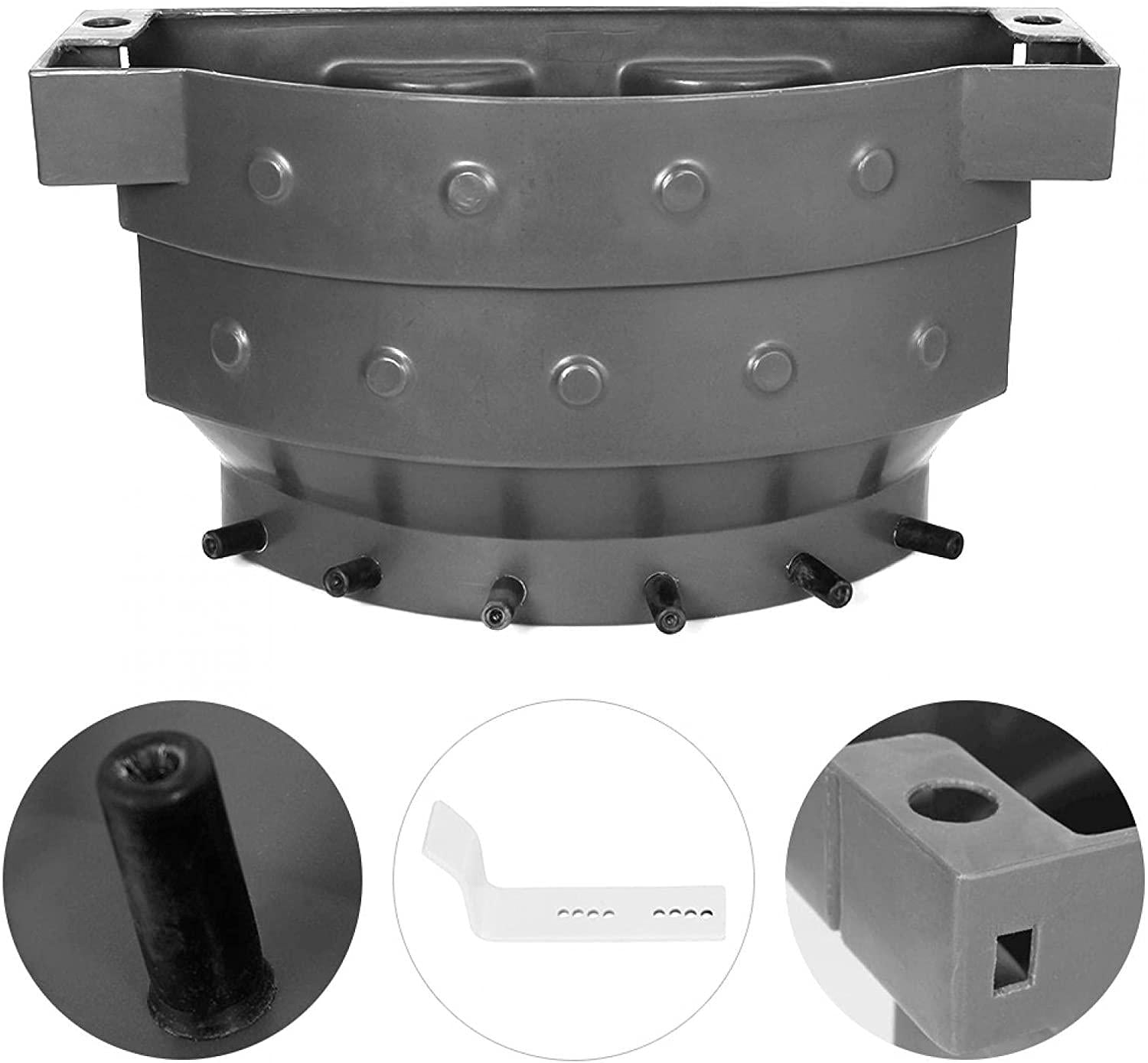 jeanoko calf milk feed bucket with 6 nipples milk feed bucket for sheep for livestock