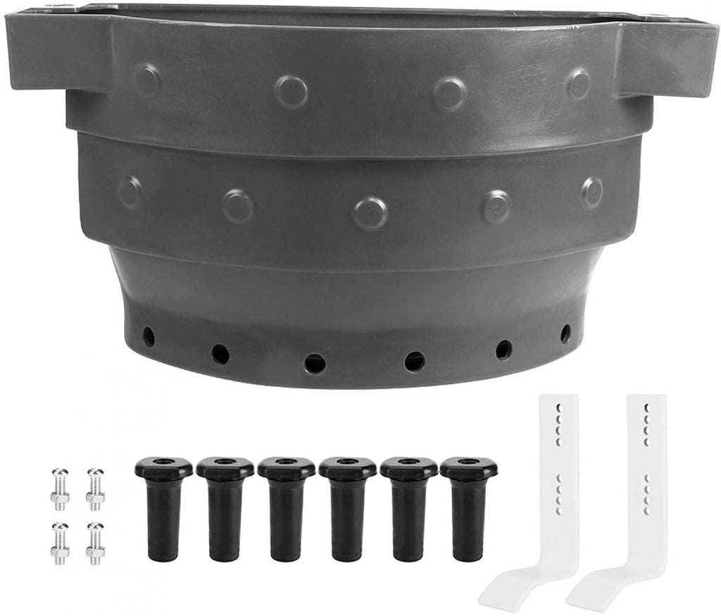 jeanoko calf milk feed bucket with 6 nipples milk feed bucket for sheep for livestock