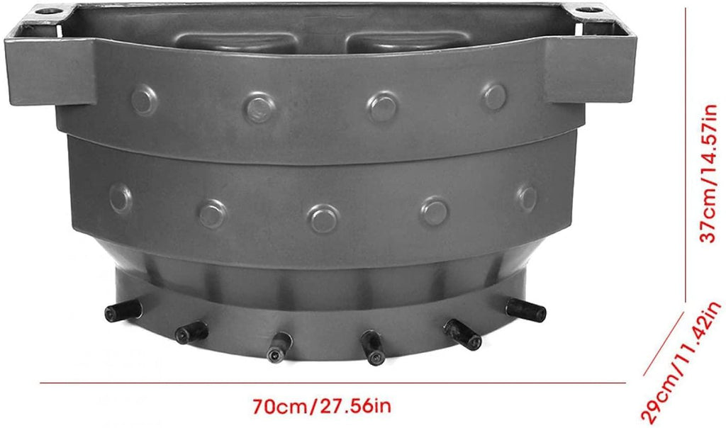 jeanoko calf milk feed bucket with 6 nipples milk feed bucket for sheep for livestock