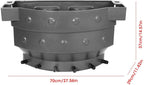 jeanoko with 6 nipples calf milk feed bucket plastic milk feed bucket for livestock