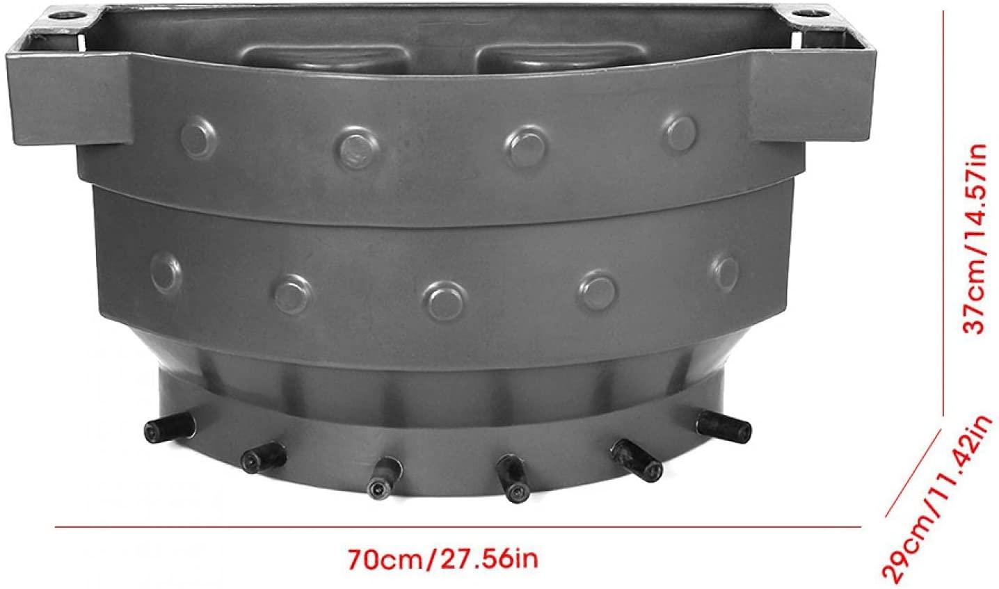 jeanoko with 6 nipples calf milk feed bucket plastic milk feed bucket for livestock