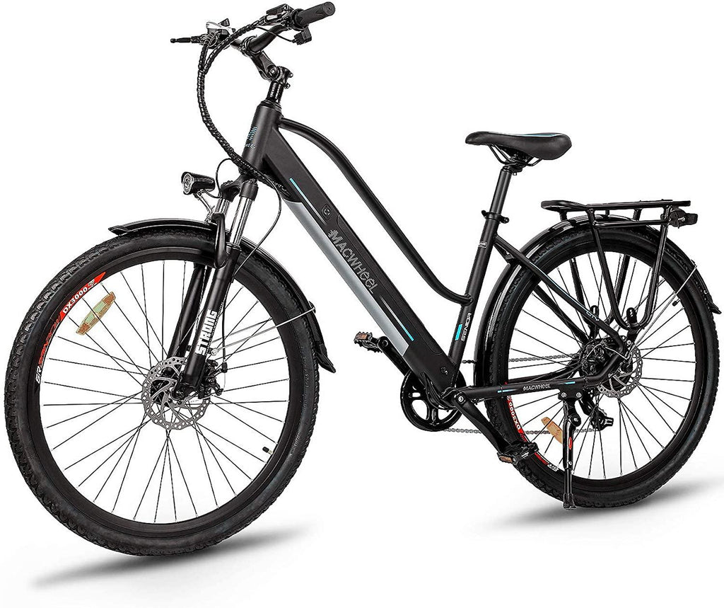 Macwheel 28" Electric Bike, 350W Brushless Motor, 20-50Miles AveraRange, Cruiser Electric Bike for Adults (Cruiser 550)