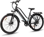 Macwheel 28" Electric Bike, 350W Brushless Motor, 20-50Miles AveraRange, Cruiser Electric Bike for Adults (Cruiser 550)