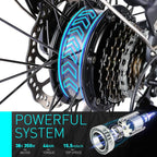 Macwheel 28" Electric Bike, 350W Brushless Motor, 20-50Miles AveraRange, Cruiser Electric Bike for Adults (Cruiser 550)