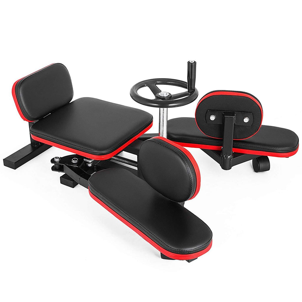 Pro Leg Stretcher 330LBS Leg Stretch Machine Heavy Duty Steel Frame Leg Stretcher Training