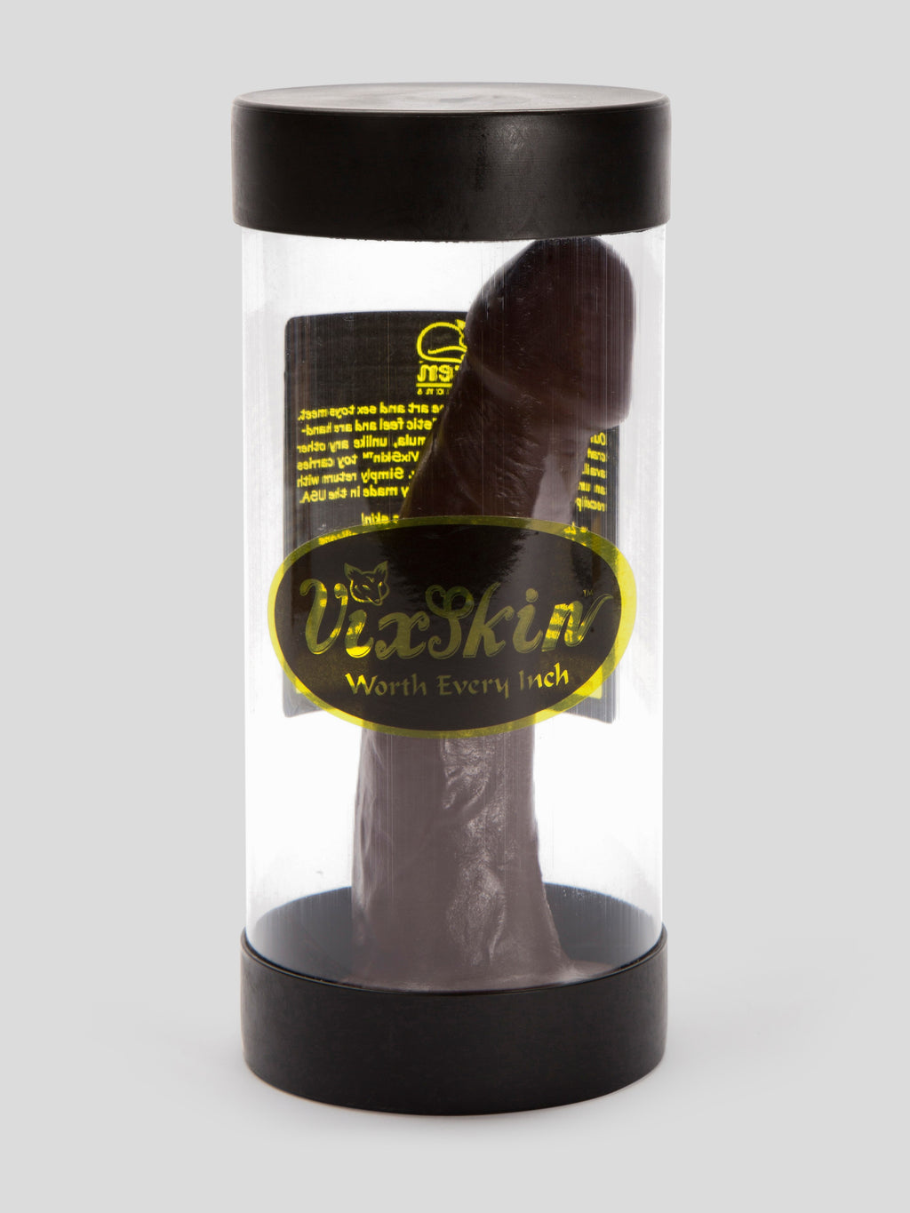 Vixen Mustang VixSkin Realistic Suction Cup Dildo 7 Inch, Flesh Brown | Flesh Brown