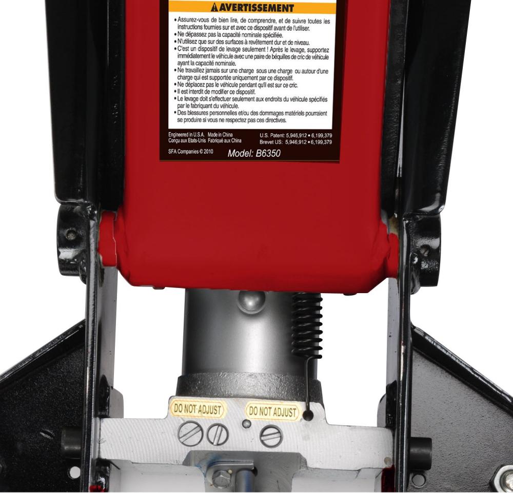 Black/Red Fast Lift Service Jack 3.5 Ton Capacity Jacks Stands Tools Motors