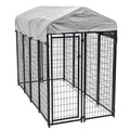 8'x4'x6' OutDoor Heavy Duty Playpen Dog Kennel w/Roof Water-Resistant Cover