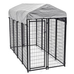 8'x4'x6' OutDoor Heavy Duty Playpen Dog Kennel w/Roof Water-Resistant Cover