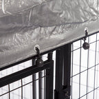 8'x4'x6' OutDoor Heavy Duty Playpen Dog Kennel w/Roof Water-Resistant Cover