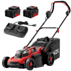 40V 16" Electric Lawn Mower, 2-in-1 Brushless Cordless Lawn Mower, Walk-Behind Push Mowers with 5-Position Height Adjustment, 2 x 4.0Ah Batteries &amp; Charger Included, LM16I5H