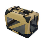 Petlife Fldng Zpprd Vistaview Carrier Lg Kh/blck #h2khlg