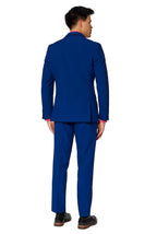 OppoSuits Men's Navy Royale Solid Color Suit