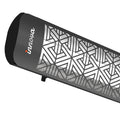 Innova-4000 watt electric infrared dual element heater 480 Black 208 Volt-Outdoor Wall Mount Electric Heater-EF40480B3