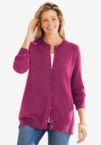 perfect long-sleeve cardigan