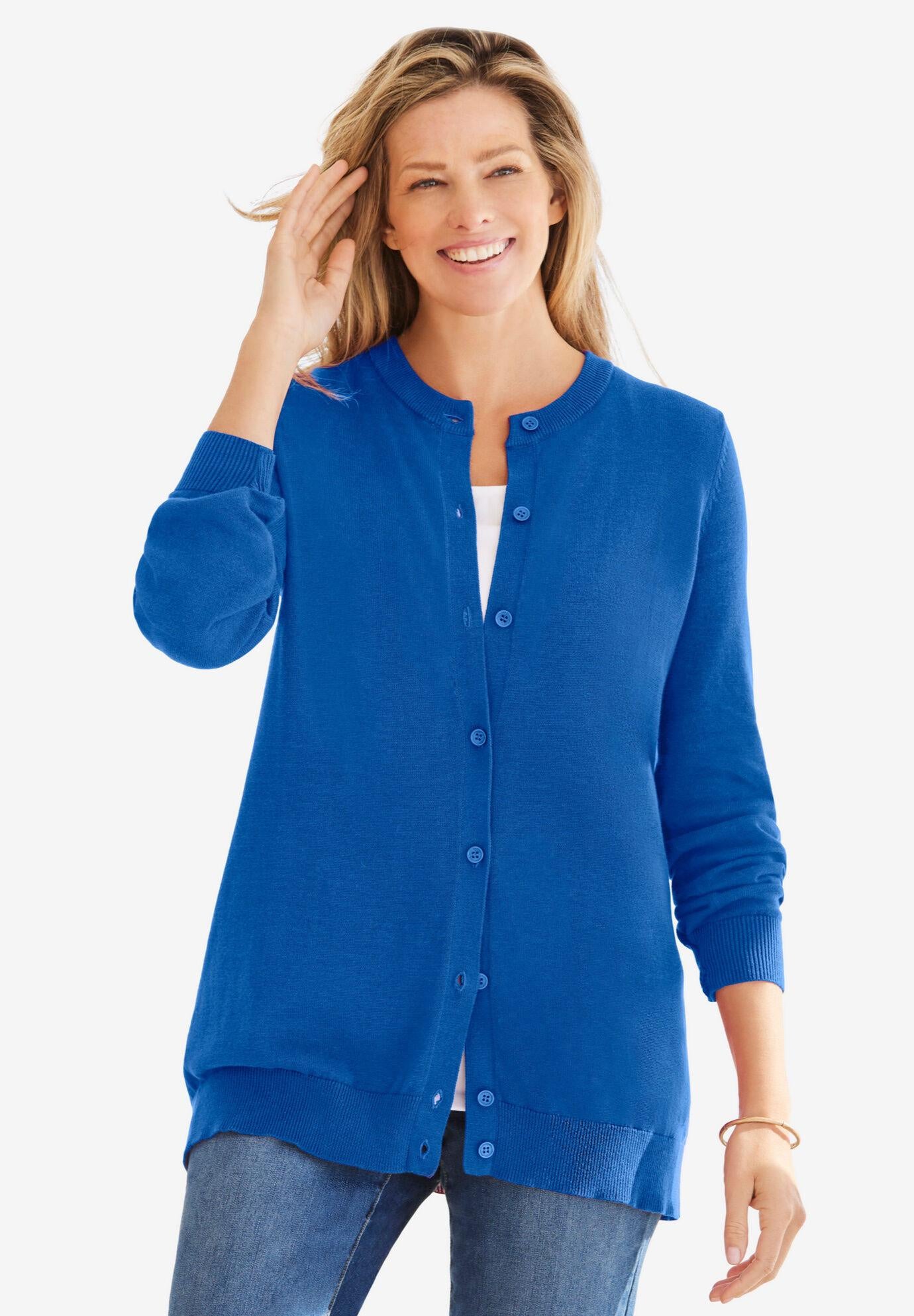 perfect long-sleeve cardigan