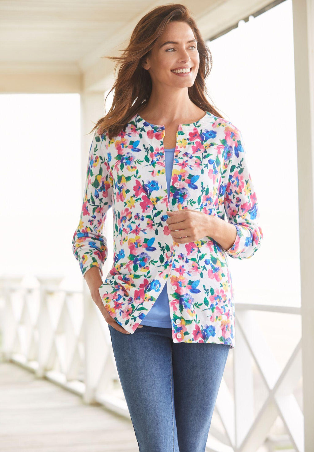 perfect long-sleeve cardigan