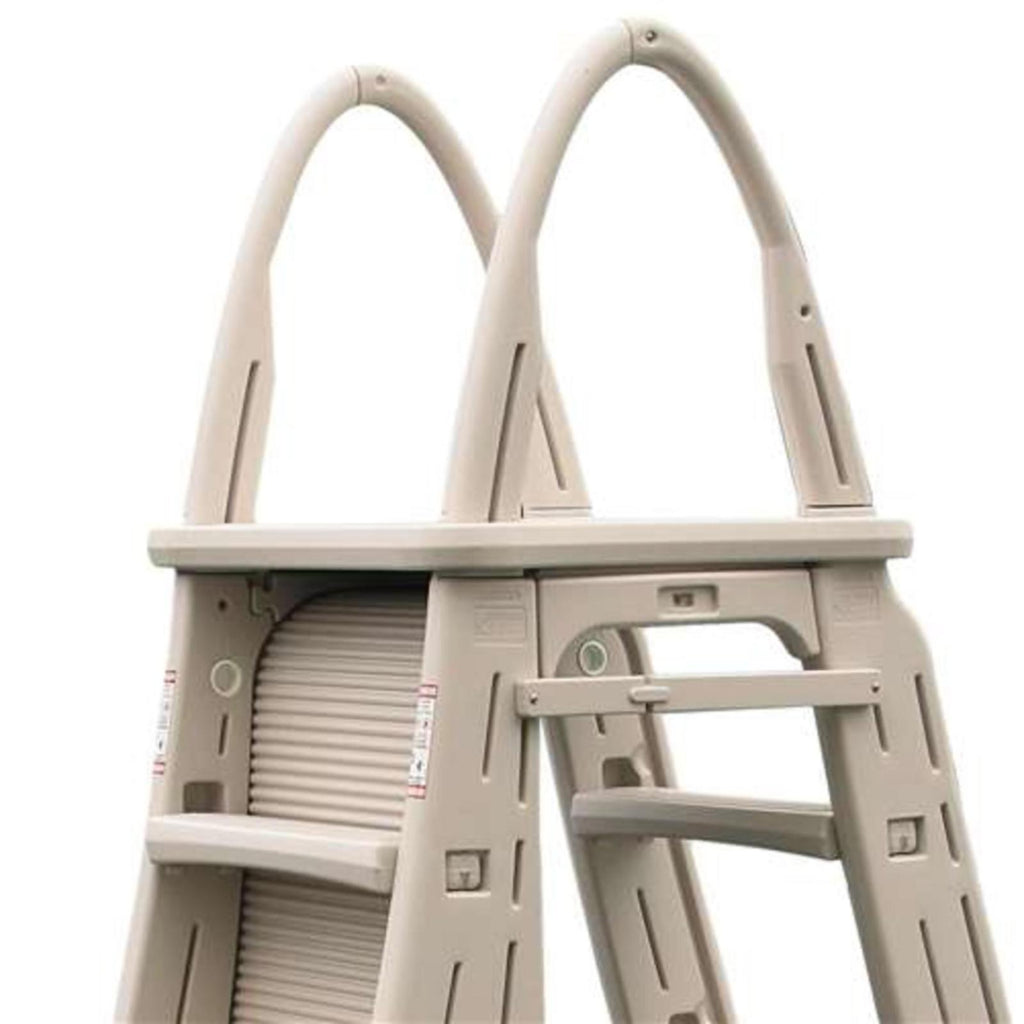 Confer Plastics A-Frame Swimming Pool Ladder for 56" Pools - Warm Gray