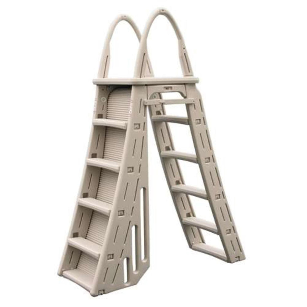 Confer Plastics A-Frame Swimming Pool Ladder for 56" Pools - Warm Gray