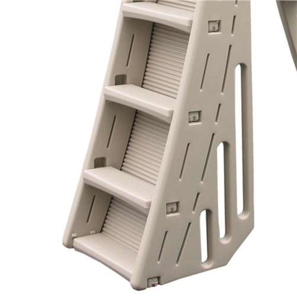 Confer Plastics A-Frame Swimming Pool Ladder for 56" Pools - Warm Gray