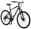 Schwinn GlenHybrid Bike, 21 speeds, 700c wheel, black, mens style frame