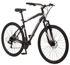 Schwinn GlenHybrid Bike, 21 speeds, 700c wheel, black, mens style frame