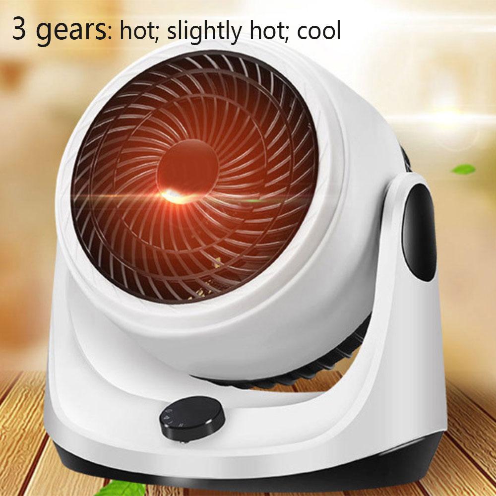 TOP-MAX 2 in 1 Combo Cooling and Heating Fan 220V Portable Electric Heaters Indoor Application Multifunctional Summer Winter Gift White