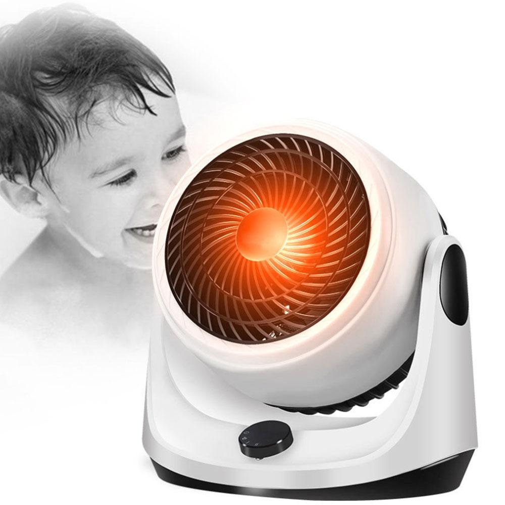 TOP-MAX 2 in 1 Combo Cooling and Heating Fan 220V Portable Electric Heaters Indoor Application Multifunctional Summer Winter Gift White