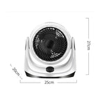 TOP-MAX 2 in 1 Combo Cooling and Heating Fan 220V Portable Electric Heaters Indoor Application Multifunctional Summer Winter Gift White