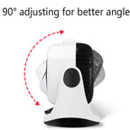 TOP-MAX 2 in 1 Combo Cooling and Heating Fan 220V Portable Electric Heaters Indoor Application Multifunctional Summer Winter Gift White