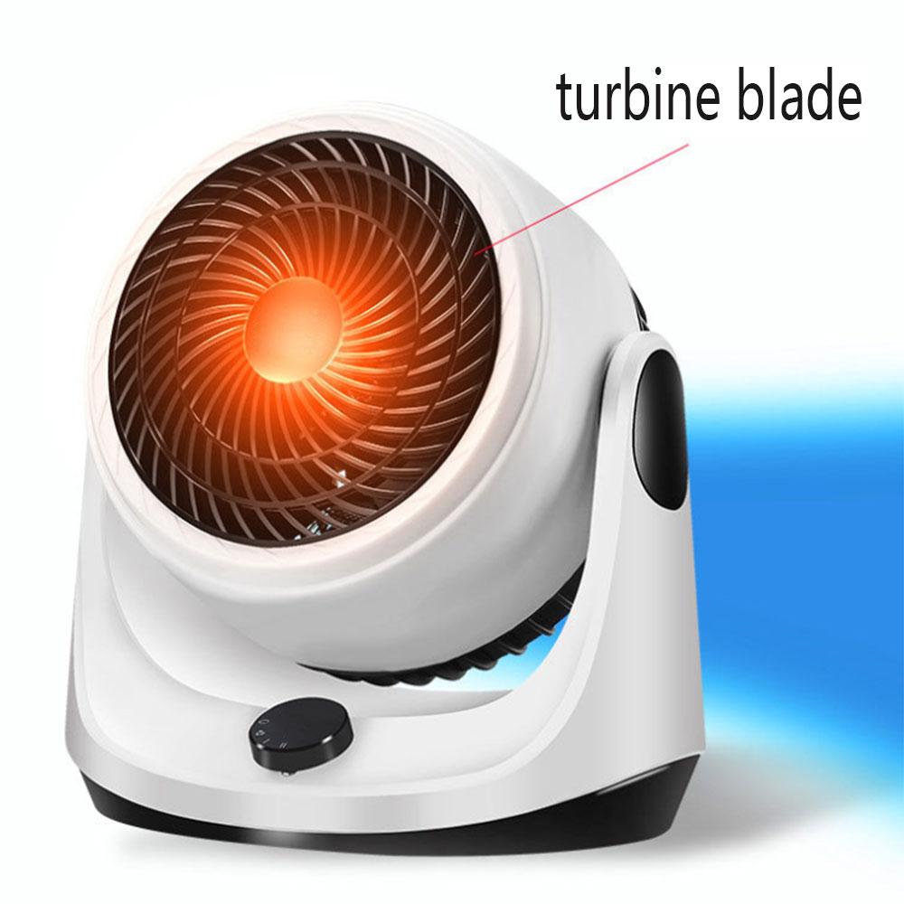 TOP-MAX 2 in 1 Combo Cooling and Heating Fan 220V Portable Electric Heaters Indoor Application Multifunctional Summer Winter Gift White
