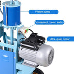 tevedin electric milking machine cows milking machine milker machine 110v milking equipment portable electric milker 25l stainless steel single bucket for farm cows goats