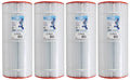 4) unicel c-9410 100 sq ft pentair clean clear predator cartridge filter r173215