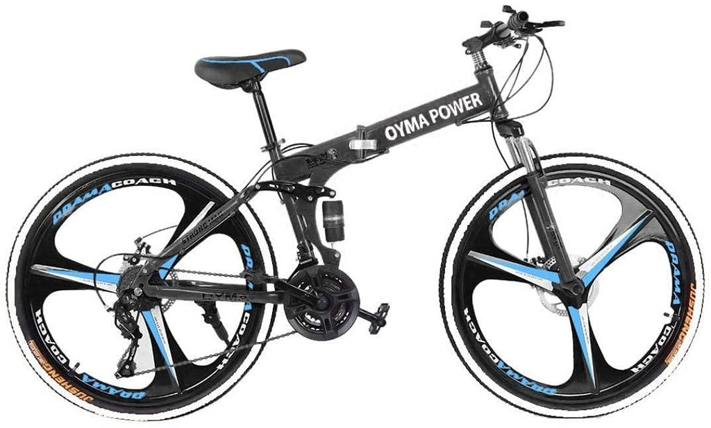 DSVF Mountain/Road Bike Carbon Steel 21 Speed Youth/Adult Bicycle, Aluminum Full Suspension Road Bike(700C/Three-knife Wheel), 26in Carbon Steel, Outdoor Fashionable Derailleur Mens/Womens Bikes