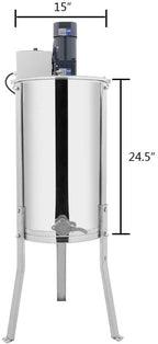 vingli electric 2 frame honey extractor separator,food grade stainless steel honeycomb spinner drum with adjustable height stands,beekeeping pro extraction apiary centrifuge equipment